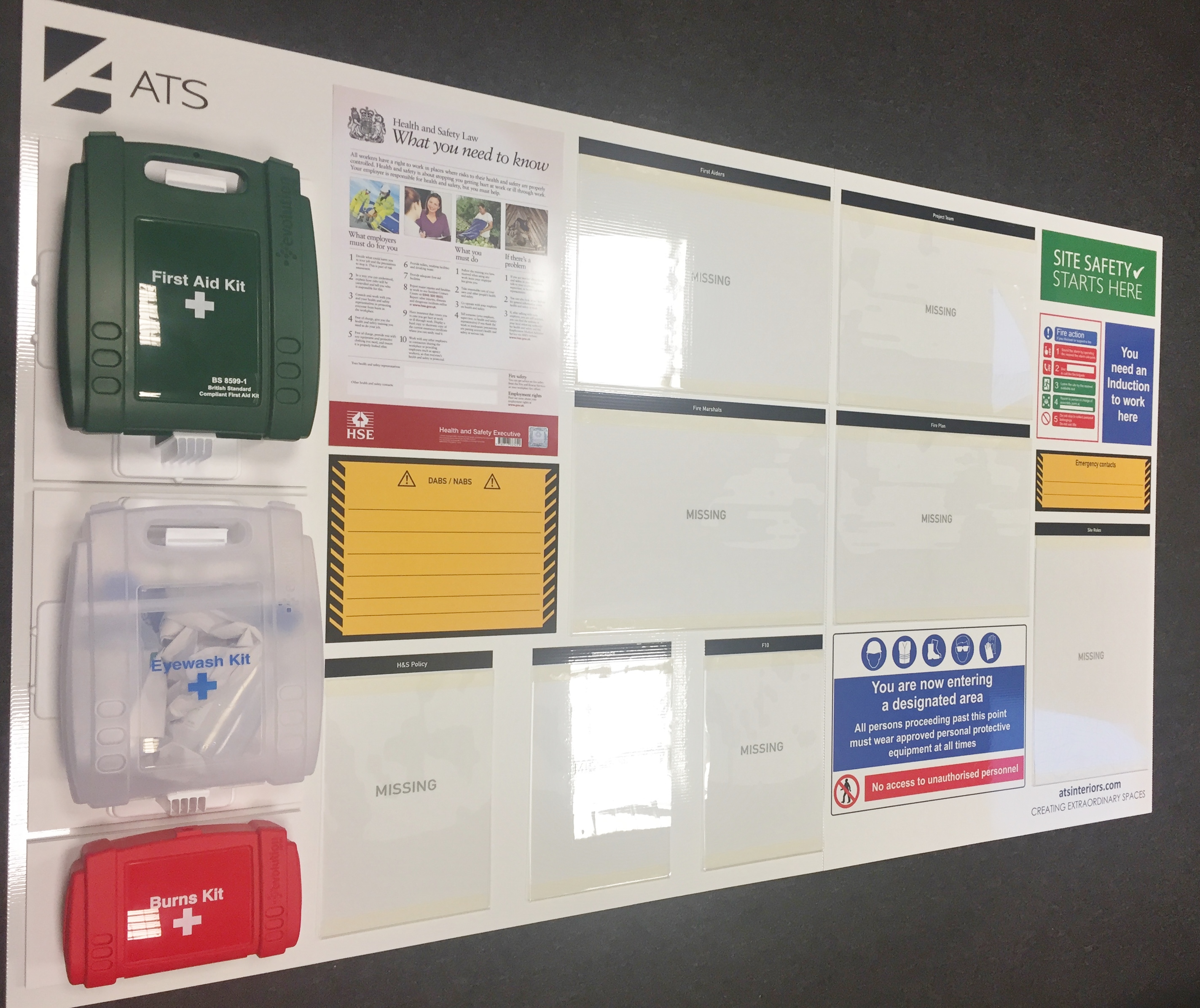 QHSE Site Safety Boards