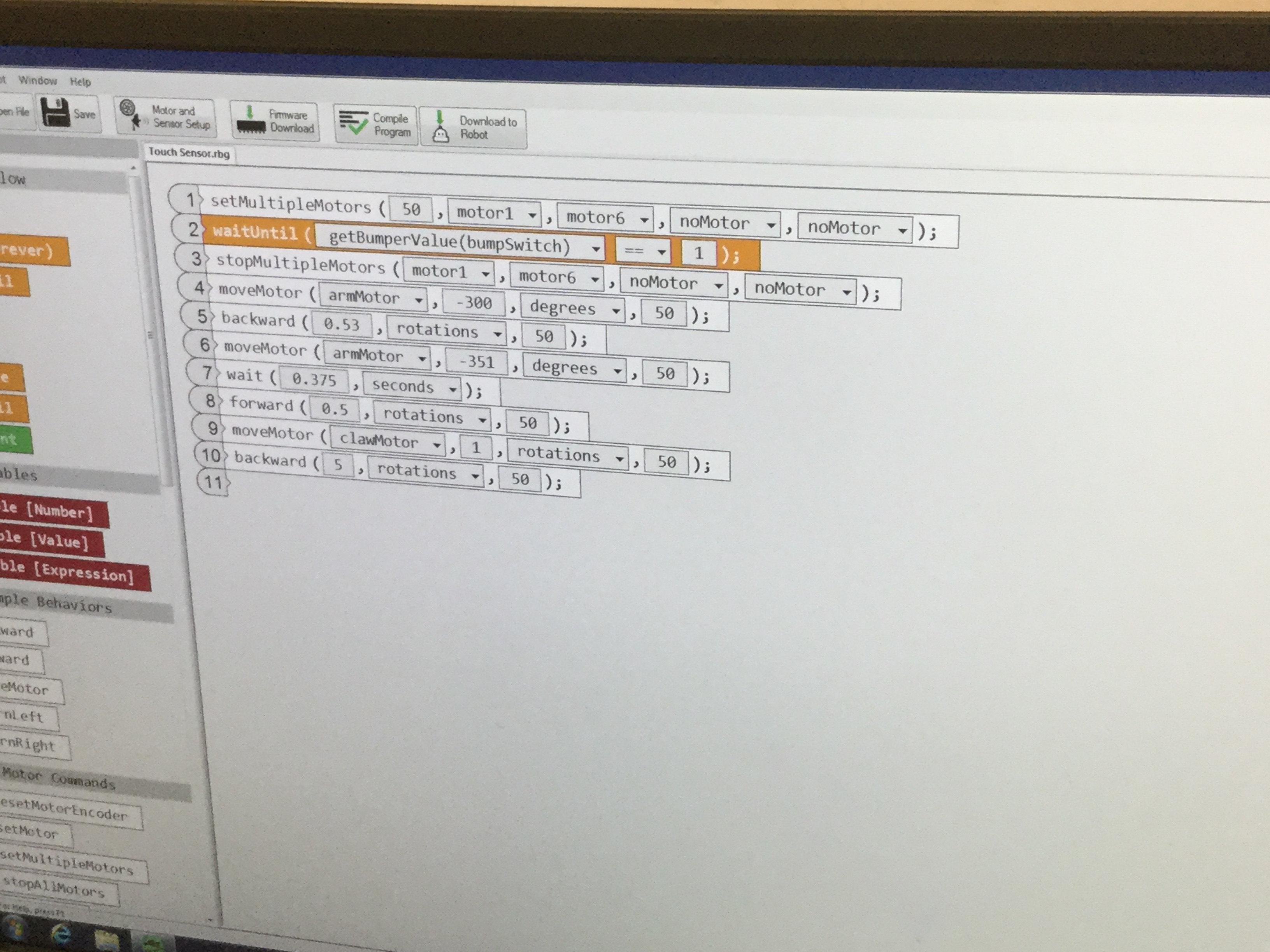 Programming My Vex IQ