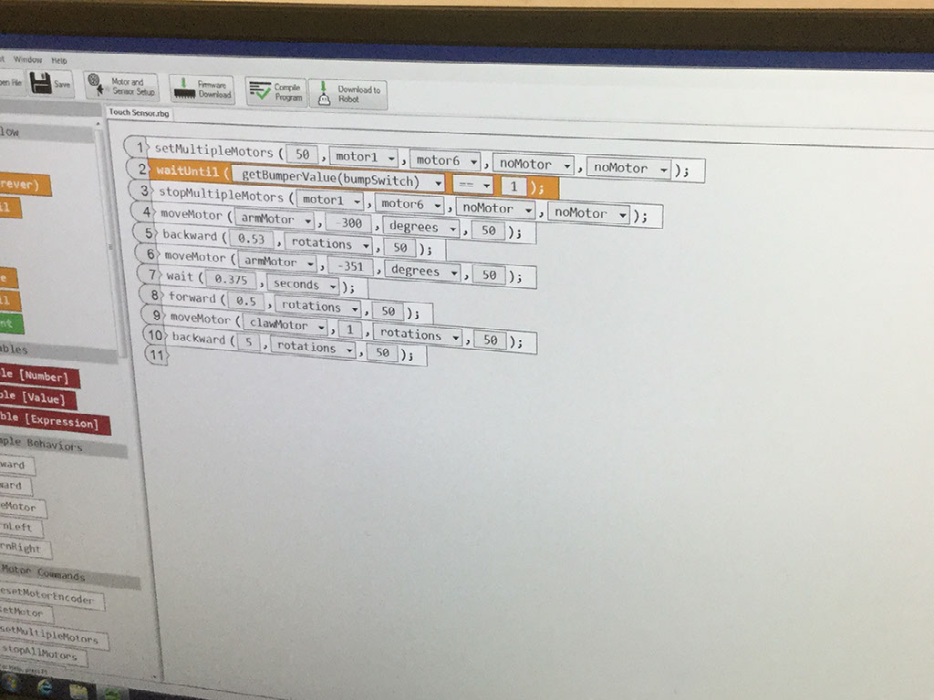 Programming My Vex IQ