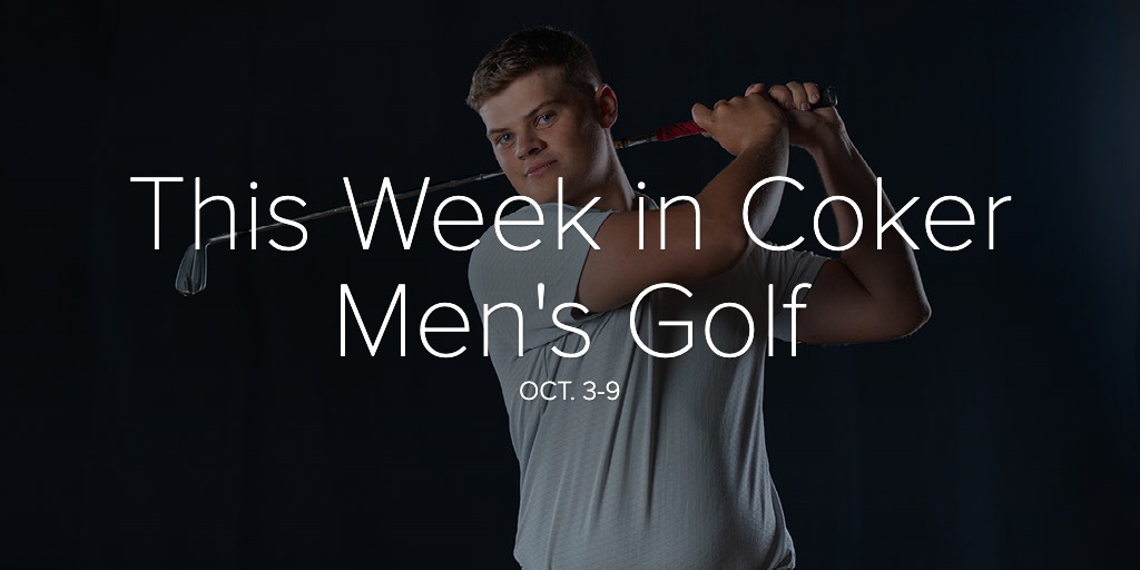 This Week in Coker Men's Golf Oct. 3-9