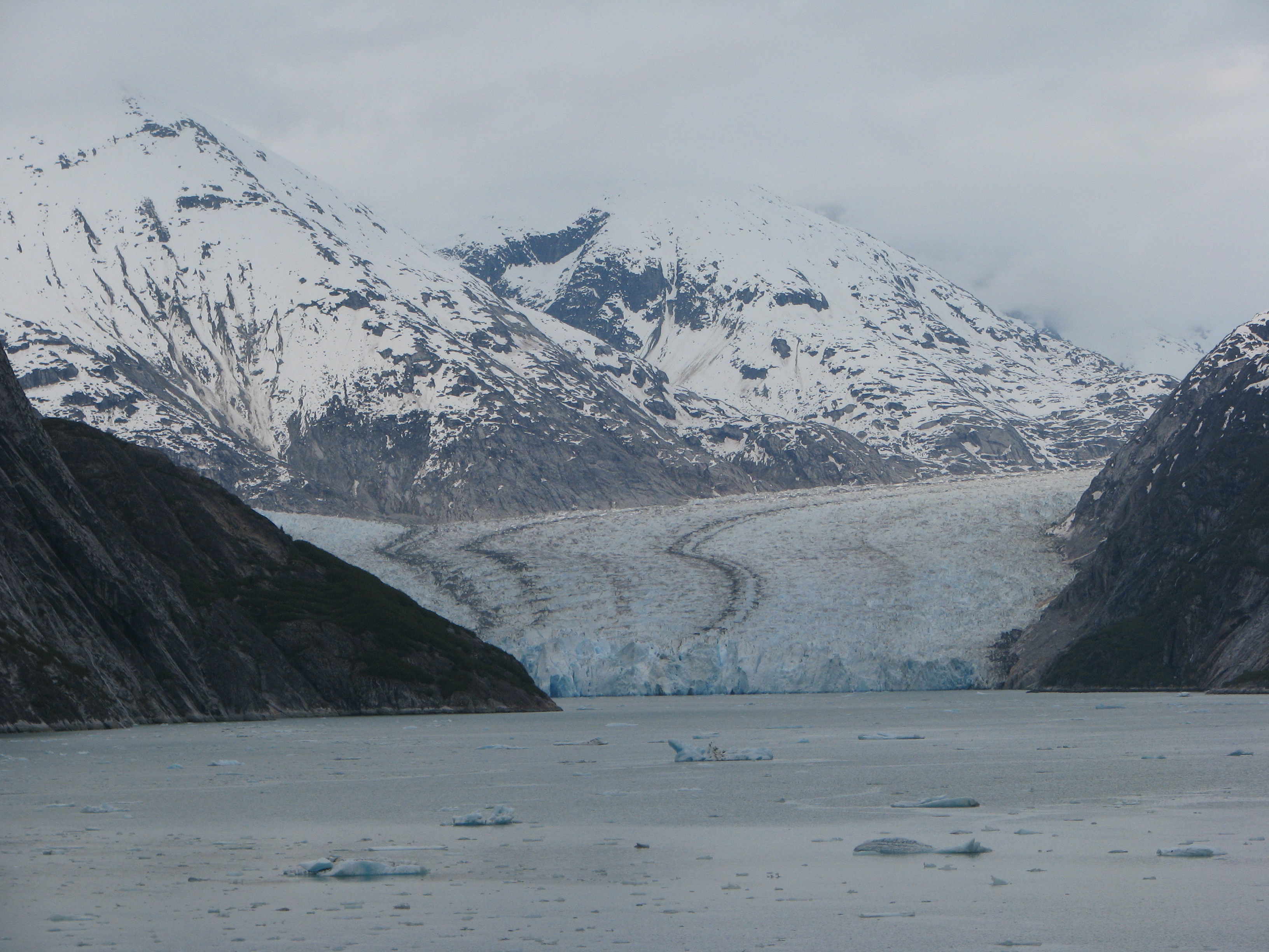 Why is glacier ice blue?