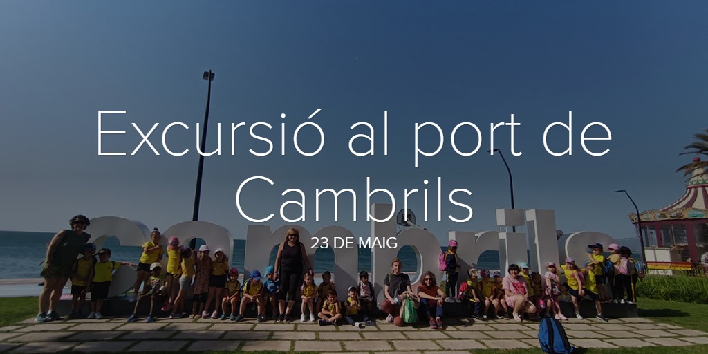 Excursió al port de Cambrils