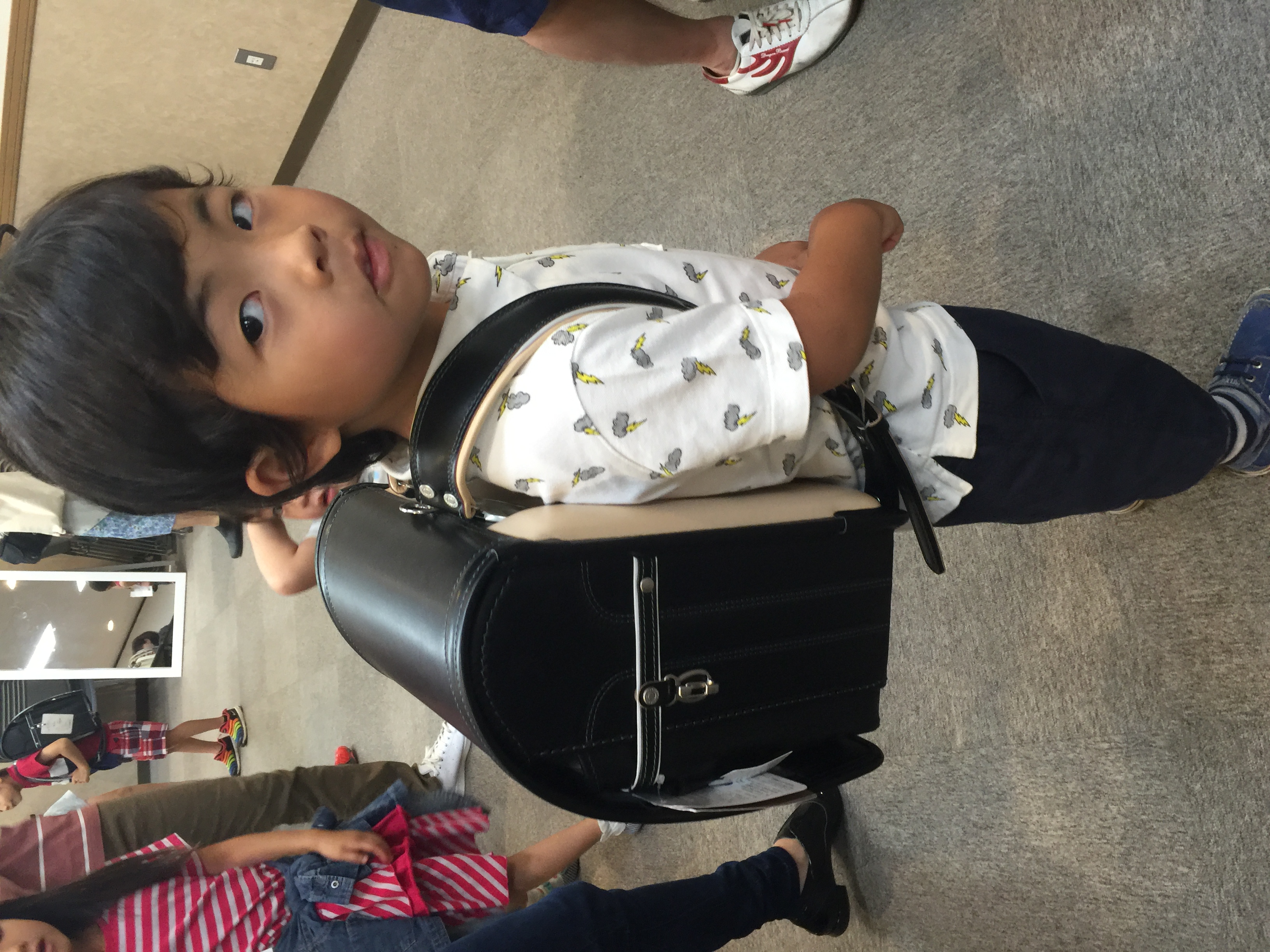 ランドセルの下見