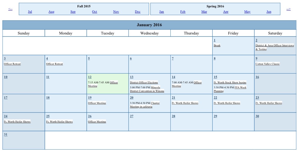 Whitehouse FFA SAE Basics