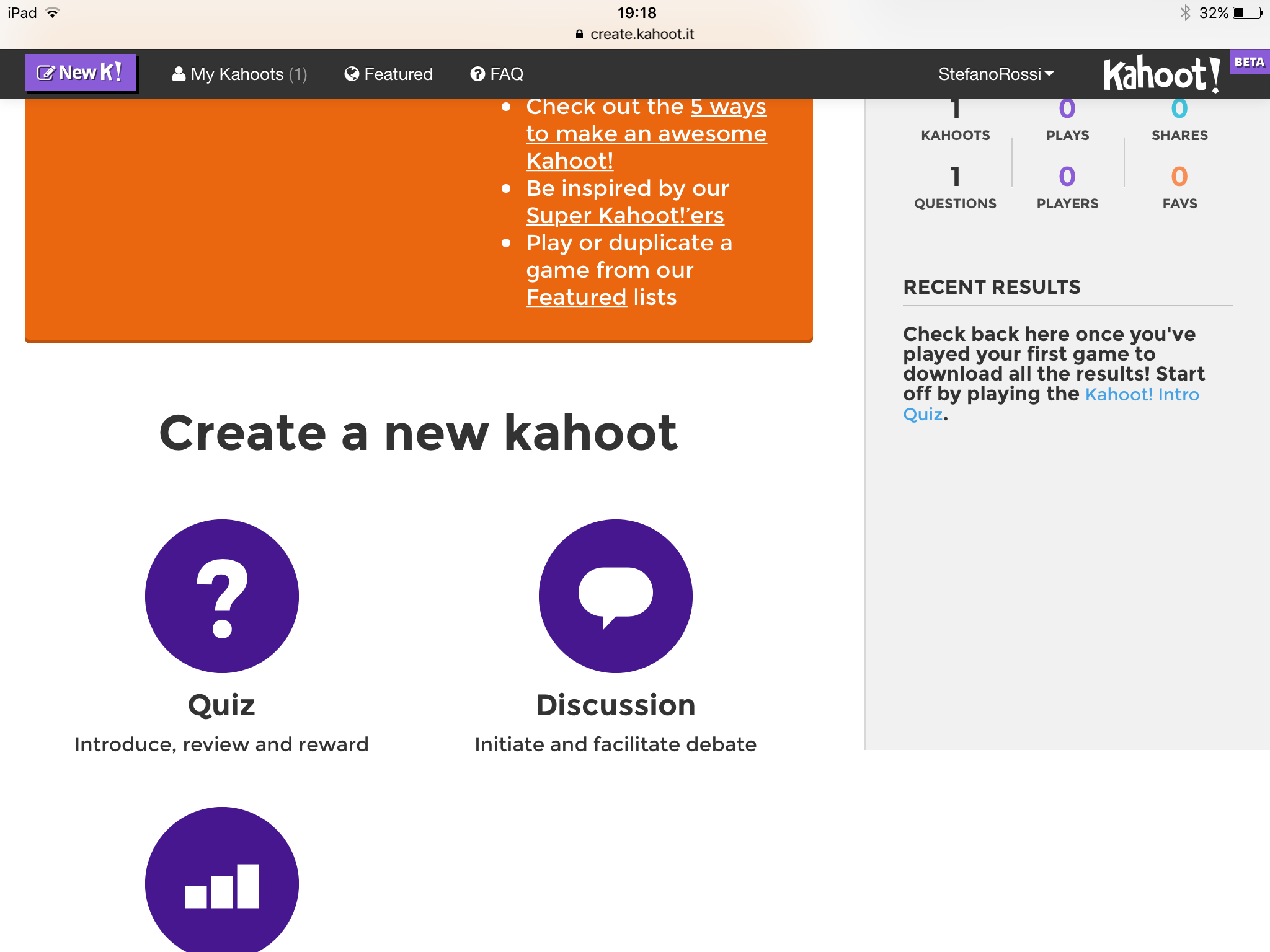 Come Creare Un Gioco Con Kahoot